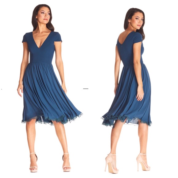 Dress the Population Dresses & Skirts - NWT DRESS THE POPULATION Corey Dress in Peacock Size S